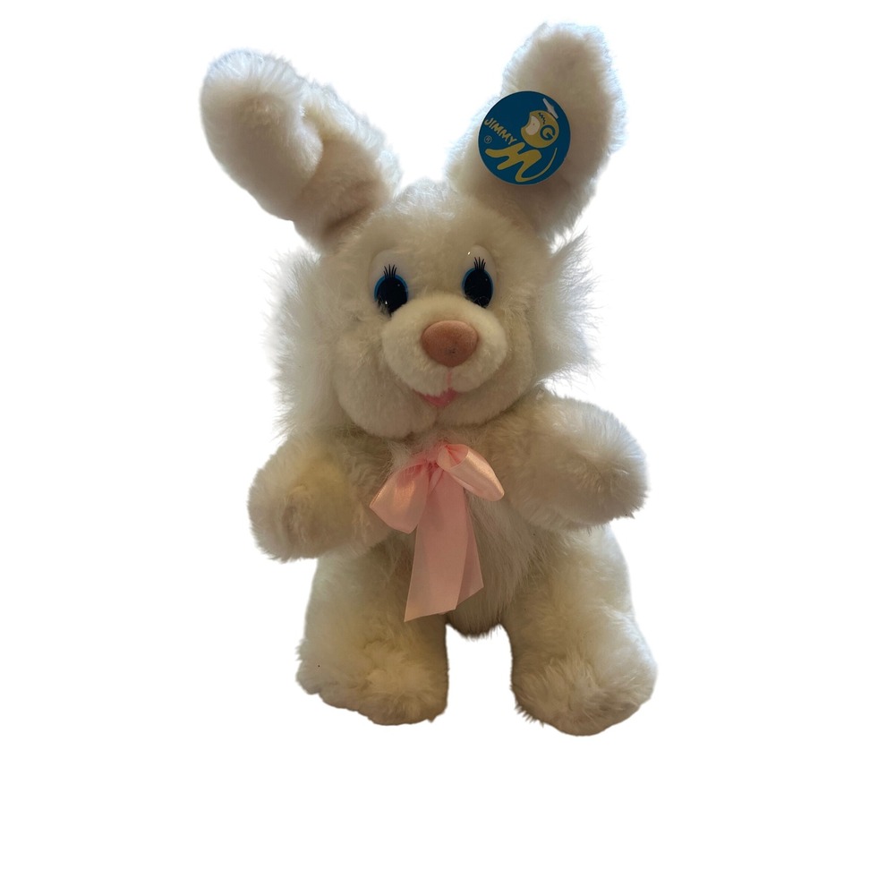 Vintage‎ plush bunny white Jimmy
